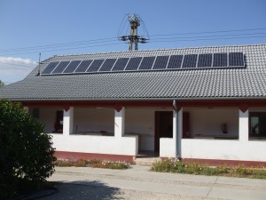 ELTSZER Kft., Kiskunfélegyháza - telephelyi, saját 3 kW-os napelemes rendszerünk