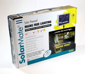 Solar Mate 10W-os Napelemes világítás, dobozban